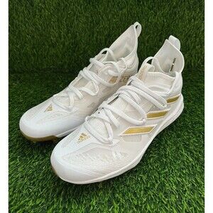 Adidas Baseball Metal Cleats Men’s 7 ADIZERO AFTERBURNER GZ4581 Gold White New